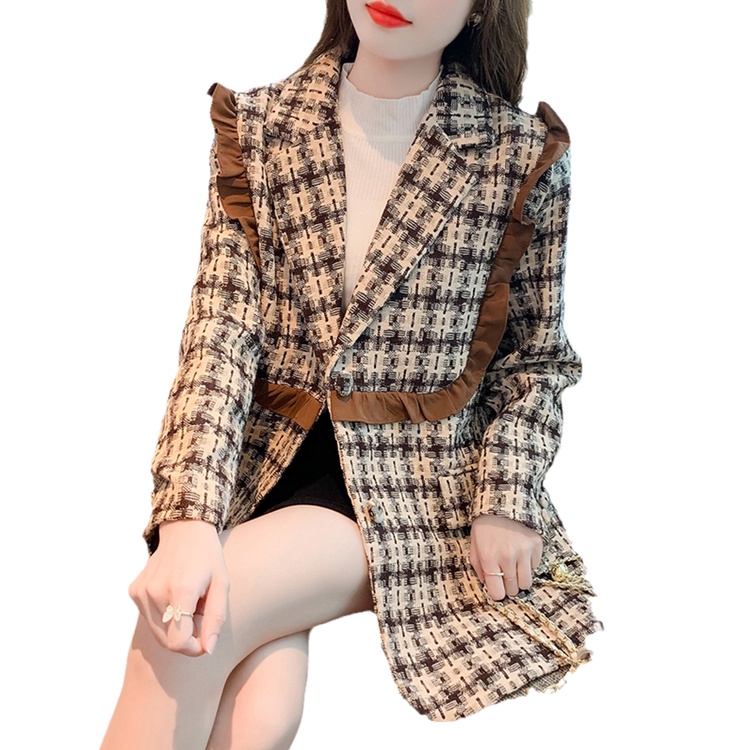 Áo Khoác Len Dáng Dài Thời Trang Thu Đông 2023 Phong Cách Mới Cho Nữ