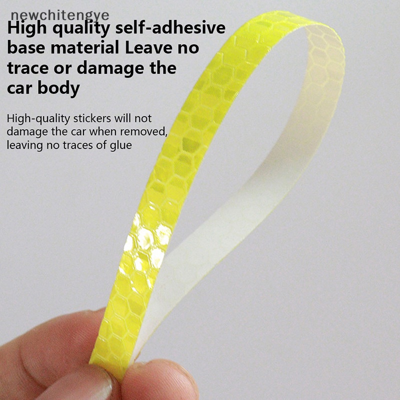 Miếng Dán Phản Quang Trang Trí Bánh Xe Đạp / Mô Tô An Toàn Tiện Dụng