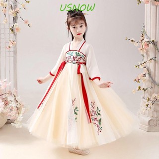 Usnow trang phục hóa trang phong cách cổ trang trung hoa thời trang làm đạo cụ chụp ảnh cho bé gái