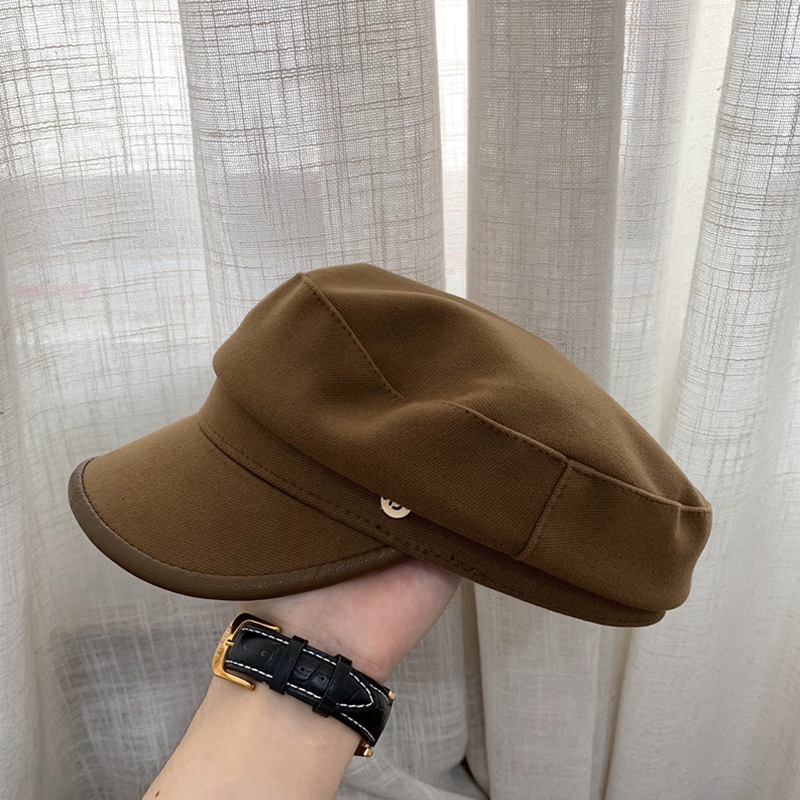 Mũ beret Len Phong Cách retro Thời Trang Thu Đông Cho Nữ