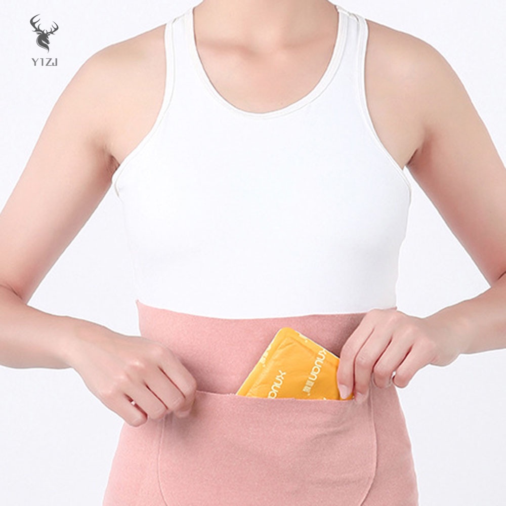 Đai Thắt Lưng Thể Thao Giữ Ấm Có Túi Cho wonen womb Dải Rộng Sử Dụng Khi Mua Sắm