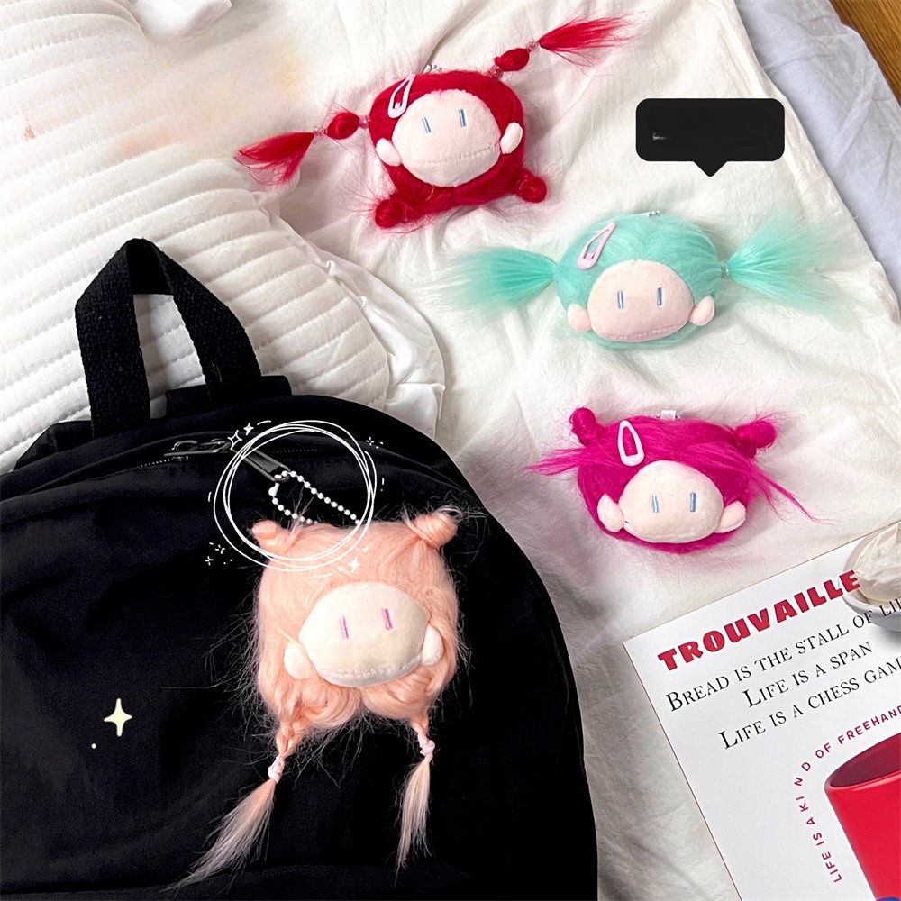 Móc Khóa Hình Thú Nhồi Bông Hoạt Hình Sáng Tạo