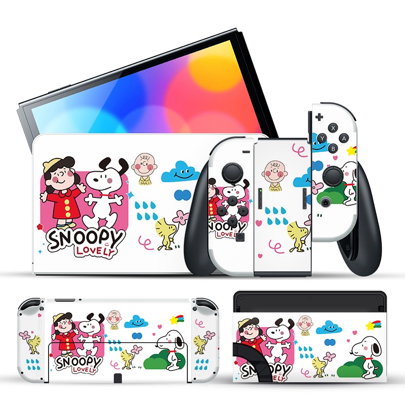 Hoạt Hình Phim Dán Mềm Mại Họa Tiết Độc Đáo Cho Tay Cầm Chơi game nintendo switch