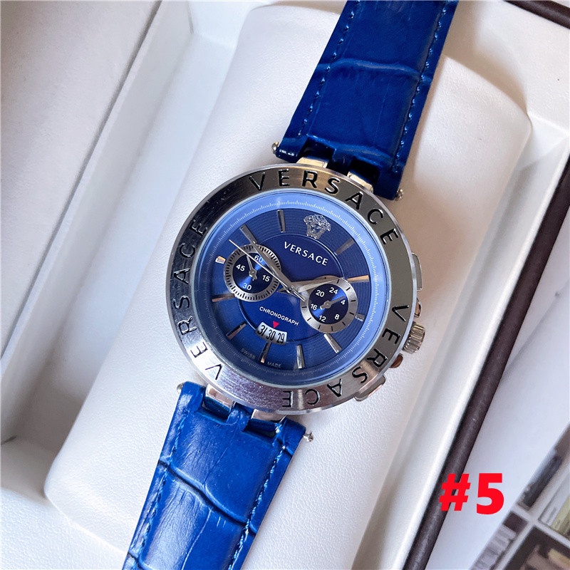 Đồng Hồ Đeo Tay Máy quartz Dây Da Thời Trang Lịch Lãm Cho Nam