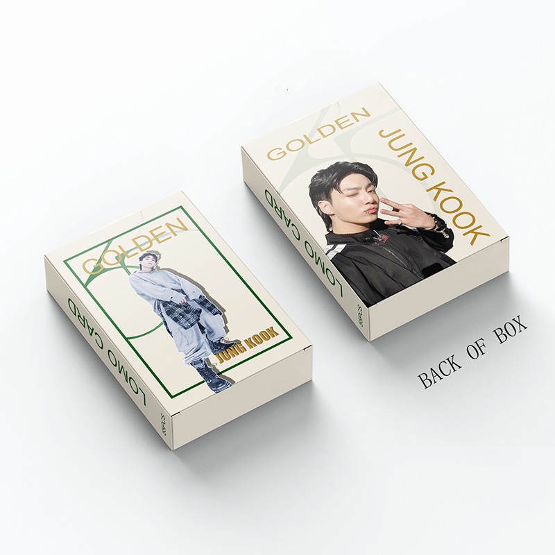 Hộp 55 Ảnh lomo card jungkook Nhóm bts Thẻ