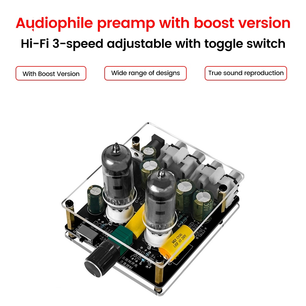 DIYMORE Mạch Khuếch Đại Âm Thanh hifi dc12-16v Phiên Bản Nâng Cấp 6k4
