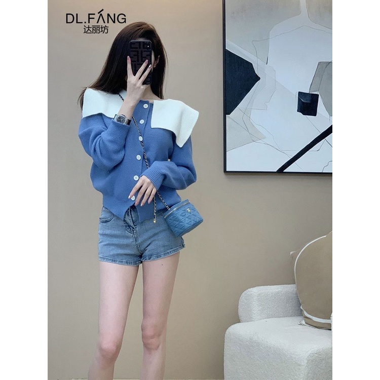 Màu Sắc Áo Khoác cardigan Dáng Ôm Màu Sáng Phong Cách Hàn Quốc Thời Trang Thu Đông 2023 Cho Nữ