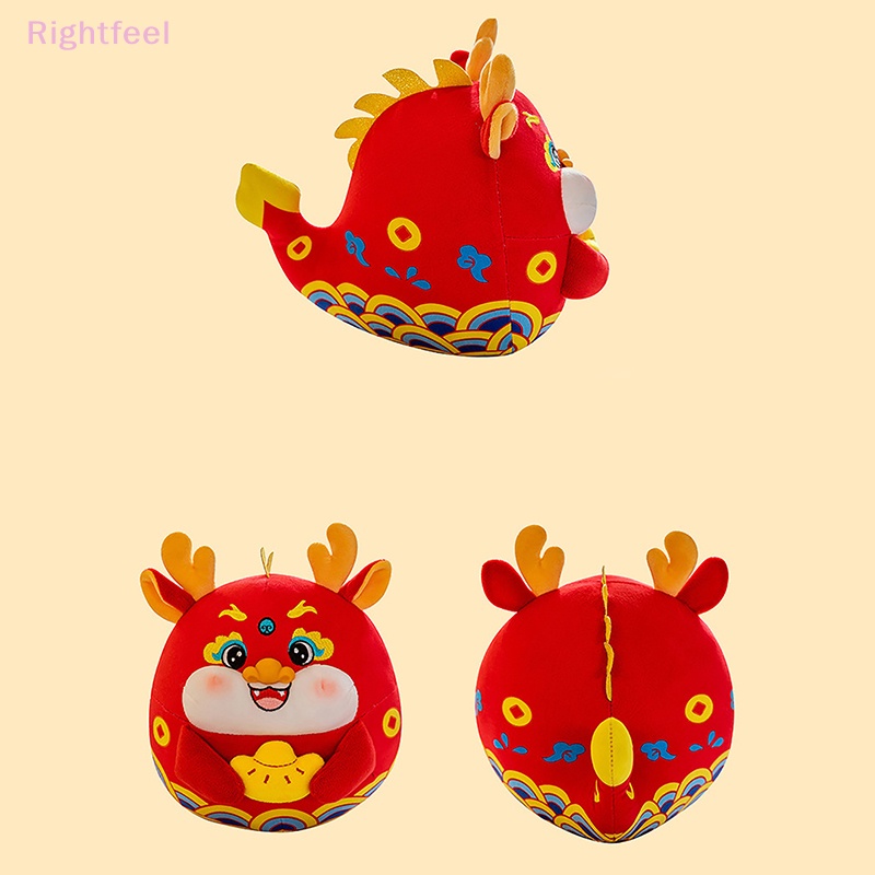 Thú Nhồi Bông Hình Rồng Phong Cách Trung Hoa 10cm Cho Năm Mới