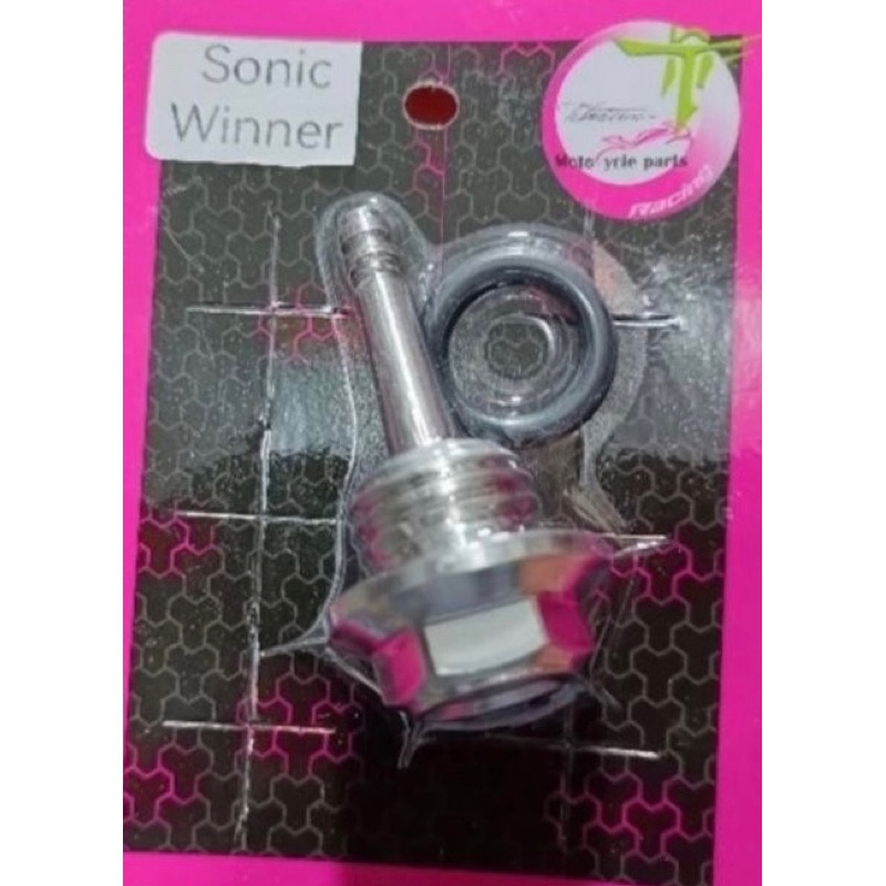 Ốc Nắp Nhớt Inox 304 Có ty Thăm Nhớt Yamaha & Honda các đời. DoChoiXeMayShop