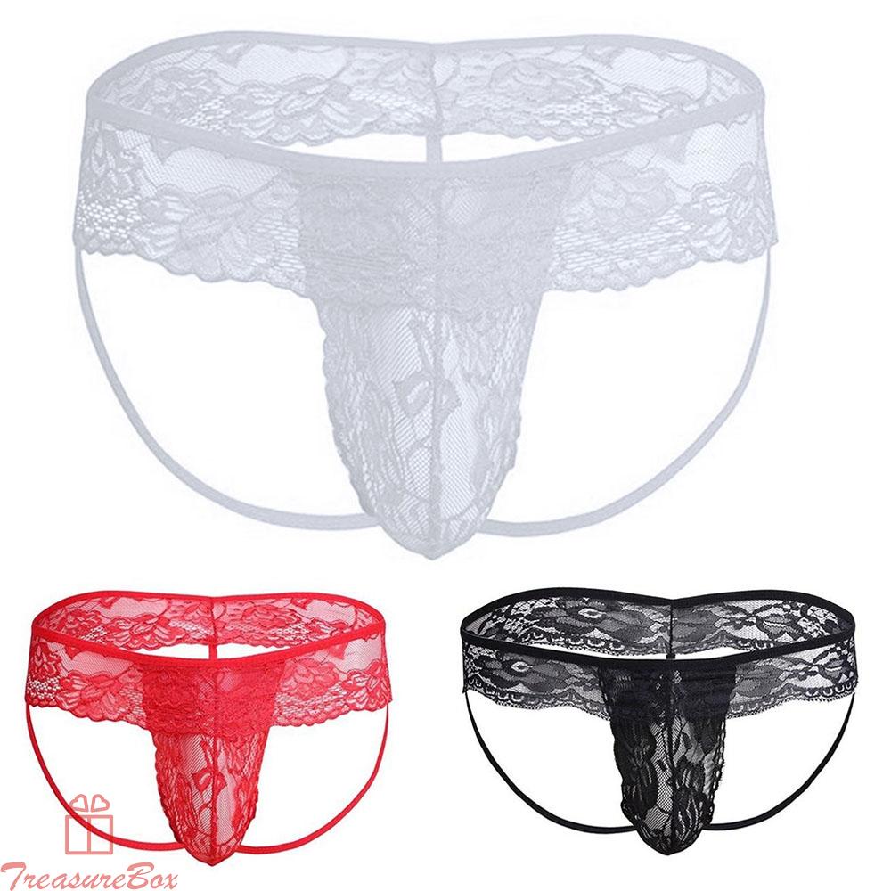Quần Lót Nam Phối Ren Thoải Mái + Quần Lót spandex