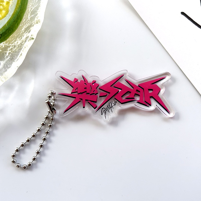 Móc Khóa Túi Xách Hình kpop stray kids le-star Tên skz bangchan felix chang bin