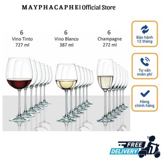 Set Ly 18 Chiếc Schott Zwiesel Premium, Phong Cách Sang Trọng, Nhập Đức, Mayphacaphe_86