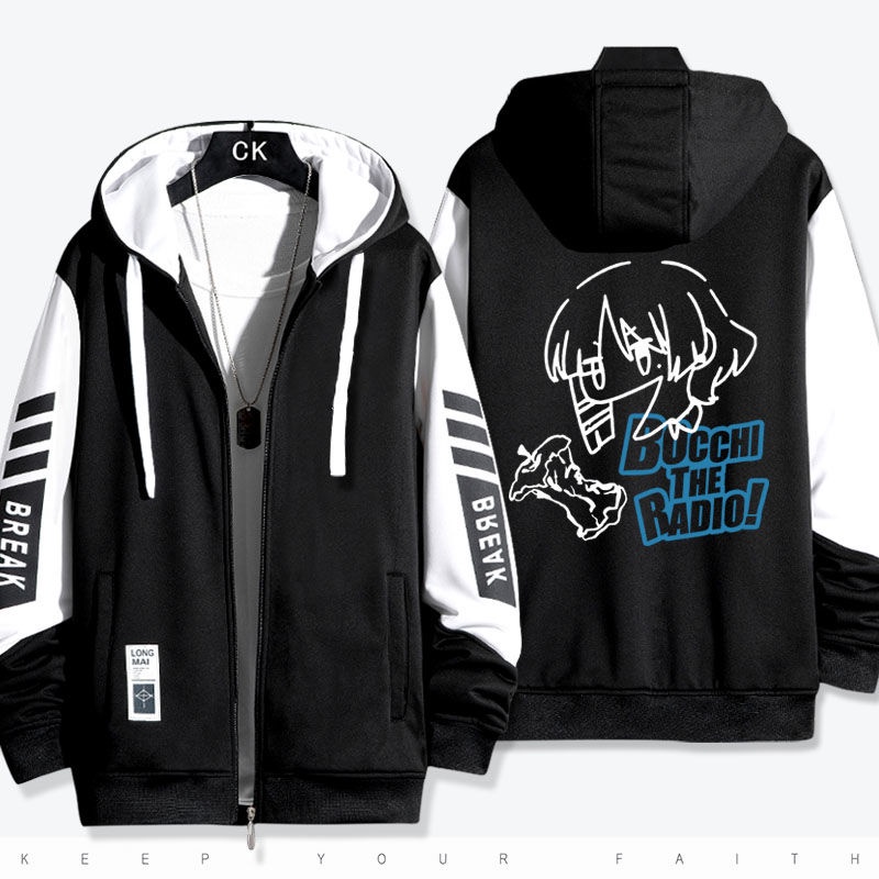 BOCCHI THE ROCK! Anime around Yamada Ryo Two-Dimensional co-branded jacket jacket men and women fall and winter clothes