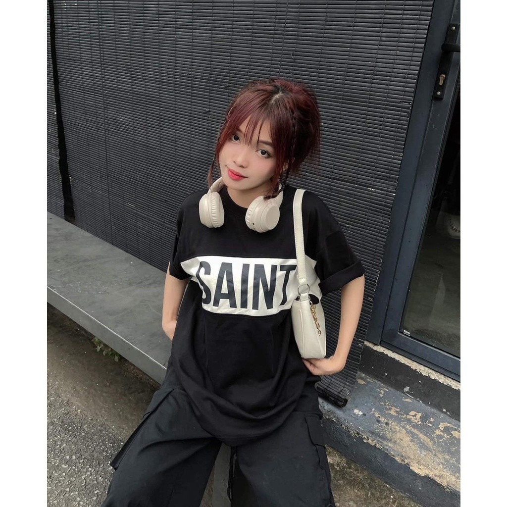 T Shirt Unisex S.Laurent NaM Nữ Cao Cấp