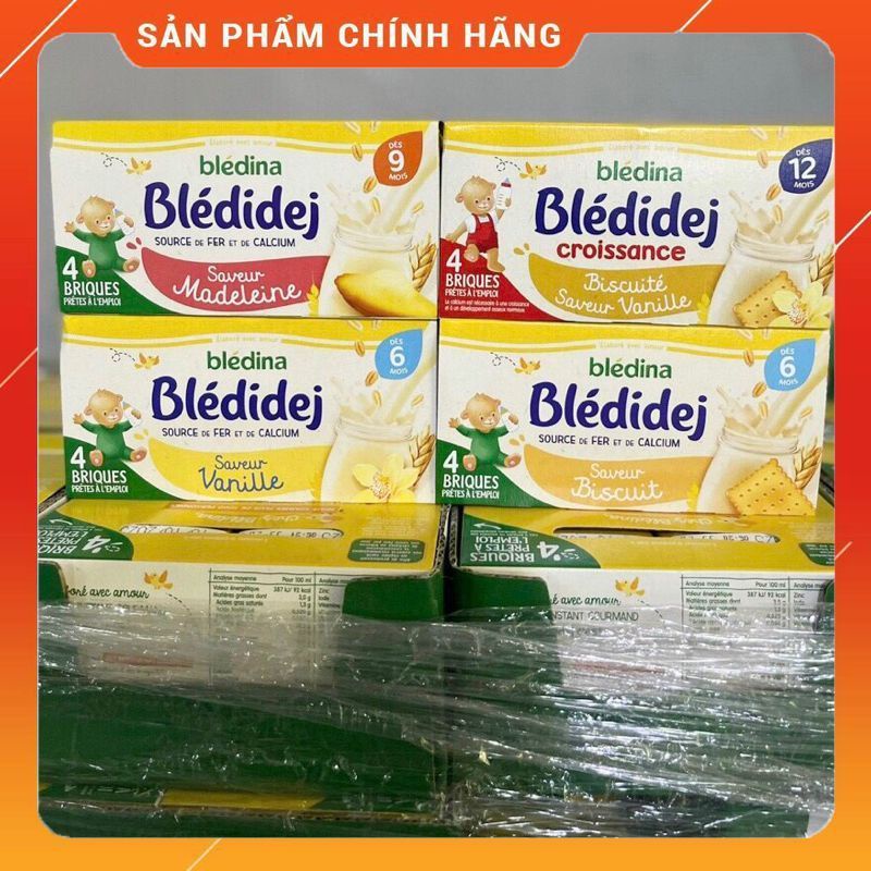 Combo 4 hộp sữa nước Bledina Pháp 250ml