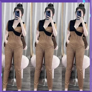 Đồ bộ nữ mặc ở nhà bộ đồ ngủ quần áo vải thun xốp - cn131 KTQN TSHIRT AND UNIFORM