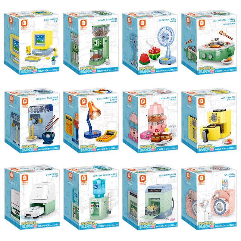 Bộ Đồ Chơi Lắp Ráp Quán Cà Phê mini Cho Bé Gái