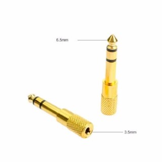 Jack chuyển đổi Âm thanh từ 6.5mm dương ra 3.5mm âm, tiện ích hơn Jack chia ra 2 tai nghe 4 khấc - Jack 2 (màu ngẫu nhi
