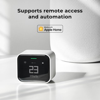 Qingping 5in1 Apple HomeKit Máy theo dõi chất lượng không khí WiFi tương thích, Cảm biến đo CO2 di động Phát hiện PM2.5PM10, Nhiệt độ, Độ ẩm