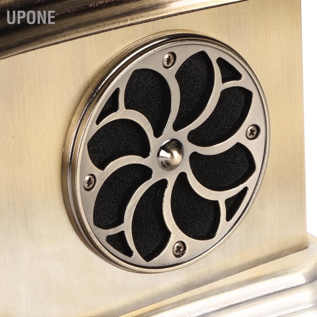UPONE Mini Retro Hợp Kim Máy Hát Bluetooth Vintage Ghi Âm Điều Khiển Từ Xa Sạc Loại C
