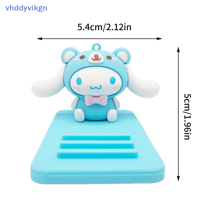 Vhdd sanrio anime hello kitty Giá Đỡ Điện Thoại Để Bàn Trang Trí Nội Thất Mô Hình kawaii kuromi cinnamoroll melody purin Màu Xanh Dương vn