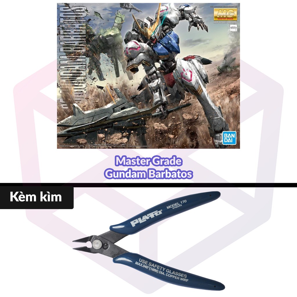 Mô Hình Gundam Bandai MG Gundam Barbatos 1/100 Iron-Blooded Orphans  Tặng ô tô
