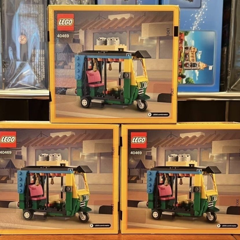 40469 Tuk Tuk Sáng Tạo Đa Dạng Series Giáo Dục Trẻ Em Khối Xây Dựng Đồ Chơi Làm Quà Tặng