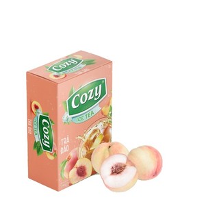 Trà Hoa Qủa COZY ICE TEA  Hòa Tan (Hộp 16 gói x 15gr)