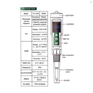 Máy Đo Độ ph / Độ ph / Độ ph / Thực Phẩm yy-1030