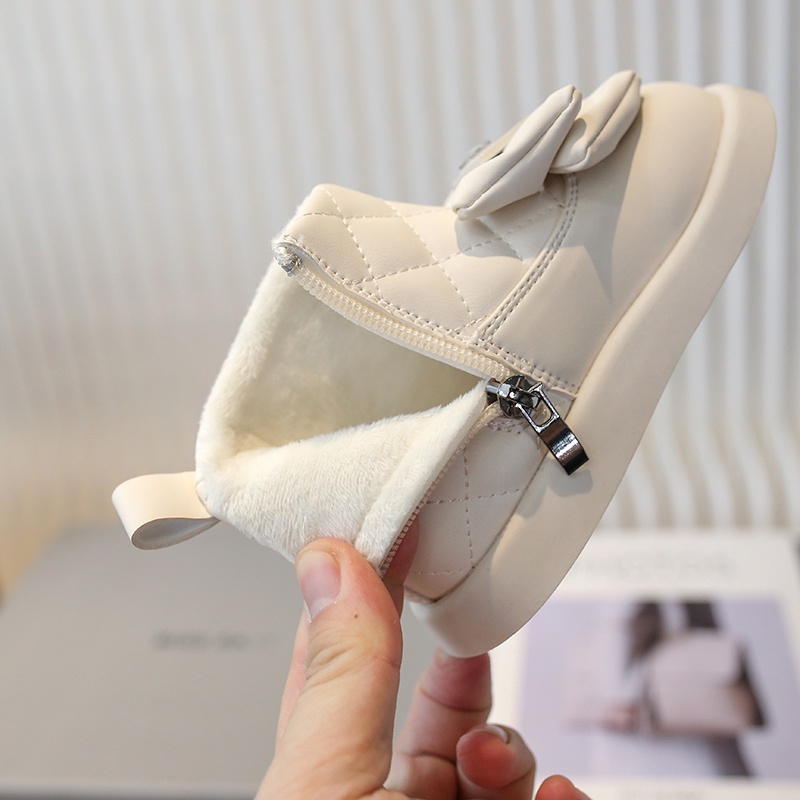 Giày Bốt Da martin Đế Mềm Có Khóa Kéo Thoải Mái Thời Trang Thu Đông Cho Bé Gái 2-16 Tuổi