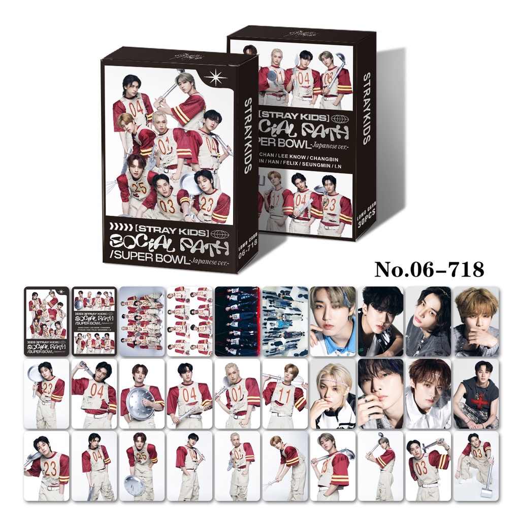 Straykids Album 5-star LE SSERAFIM, LOONA, Gidle, SEVENTEEN, Treasure, MONSTA X, TWICE,WANNAONE, ITZY,  MOMOLAND, Photocard Lomo Card