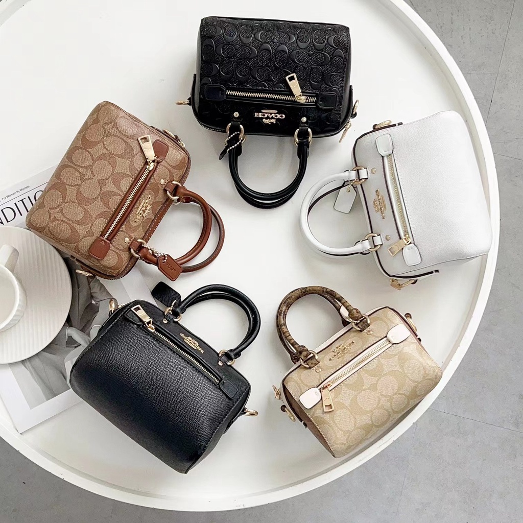 COACH huấn luyện viên có nhiều màu sắc khác nhau C9947 C9950 CC944 2300 Mini Rowan Crossbody Túi gối nhỏ dễ thương