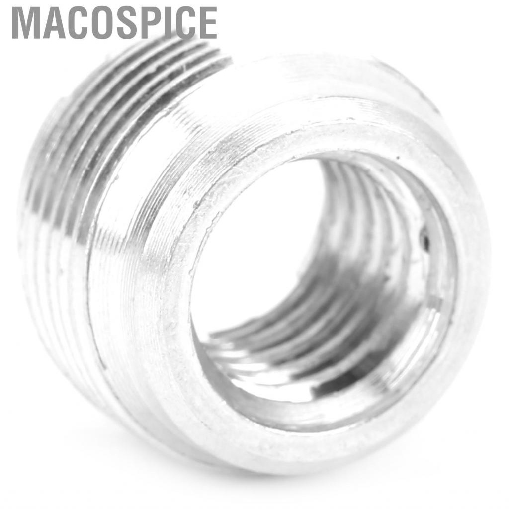 Macospice 3/8 Inch Female To 5/8 Male Threaded Nut Screws Adapter For Mic Stand Clamp