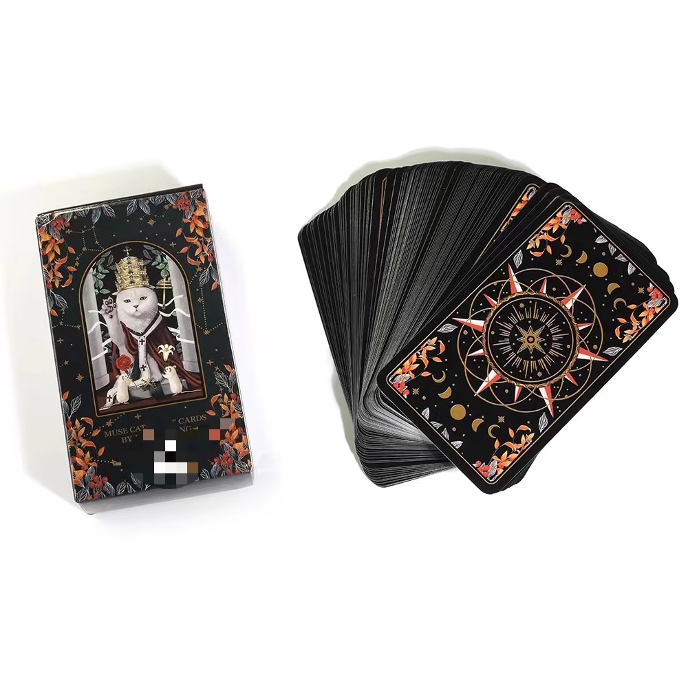 Muse Cat Tarot main character cat A 78 Deck Oracle English Divination Edition Borad Playing Games