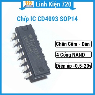 Chíp ic cd4093 -0,5 ~ 20v