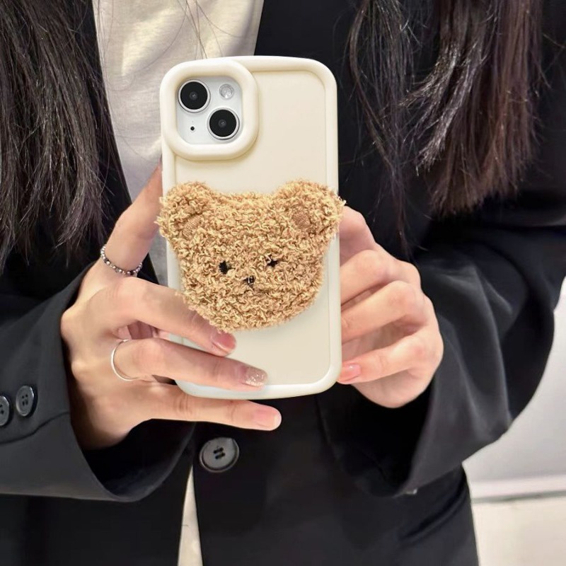 Dễ Thương Ốp Điện Thoại Hình Gấu Bông Chống Sốc / Rơi Cho iphone 7 7plus 8 8plus xs xr 11 12 13 14 15 pro plus promax