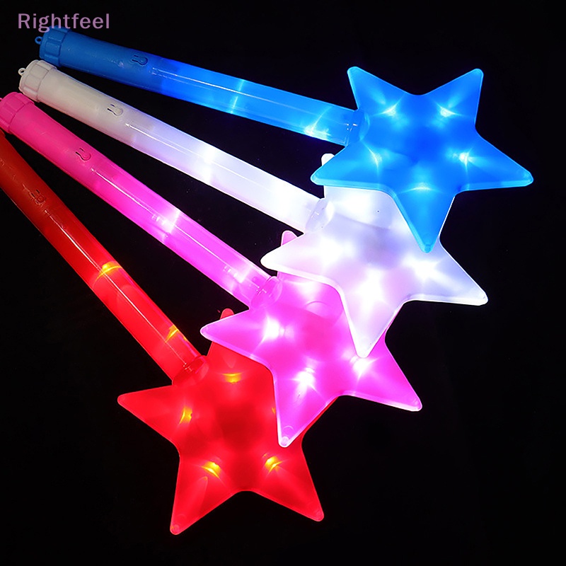 Gậy Phát Sáng Hình Ngôi Sao Năm Cánh Dùng Trang Trí Tiệc Sinh Nhật Cho Bé Mới
