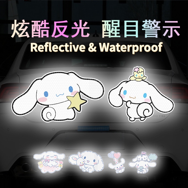 Đề Can Phản Quang Chống Thấm Nước Họa Tiết Đáng Yêu Trang Trí Thân Xe Hơi Xe Máy