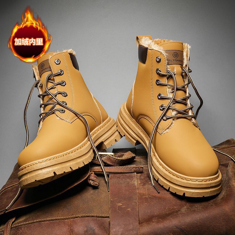 Giày Boot Nam Cổ Cao Thời Trang Hàn Quốc Mới