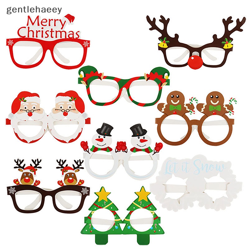 Gent Set 9 Khung Kính Làm Quà Tặng Giáng Sinh / Năm Mới / Cây Thông Noel Trang Trí Cho Bé