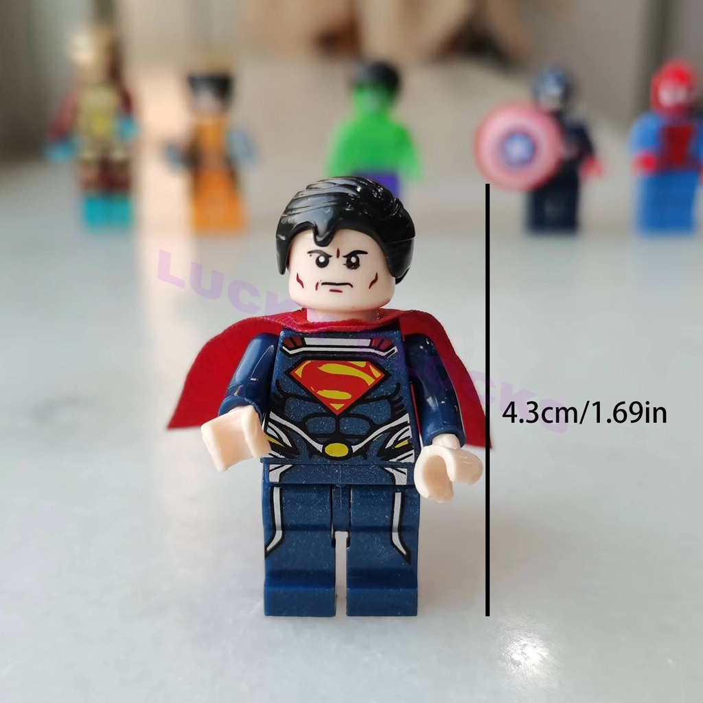 Marvel Bộ Đồ Chơi Lắp Ráp Mô Hình Nhân Vật Người Nhện / Người Sắt mini Độc Đáo Cho Bé diy