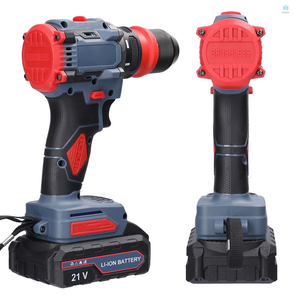 Multi-function Electric Screwdriver Lithium Drill 55Nm Torque Brushless Motor Practical Screw Driver Electronics Repair