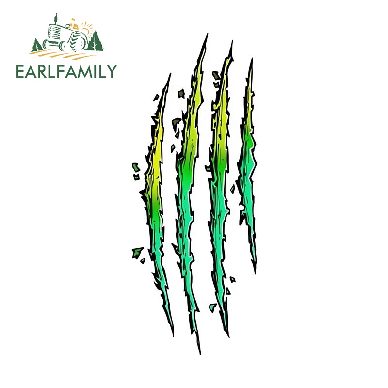 Đề Can pvc 13cm Hình Móng Vuốt Quái Vật Trang Trí Mũ Bảo Hiểm / Xe Hơi / Mũ Bảo Hiểm Cá Nhân diy