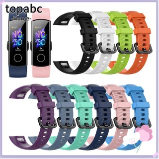 Dây đeo silicone mềm kiểu dáng thể thao cho đồng hồ thông minh Huawei Honor Band 4/5
