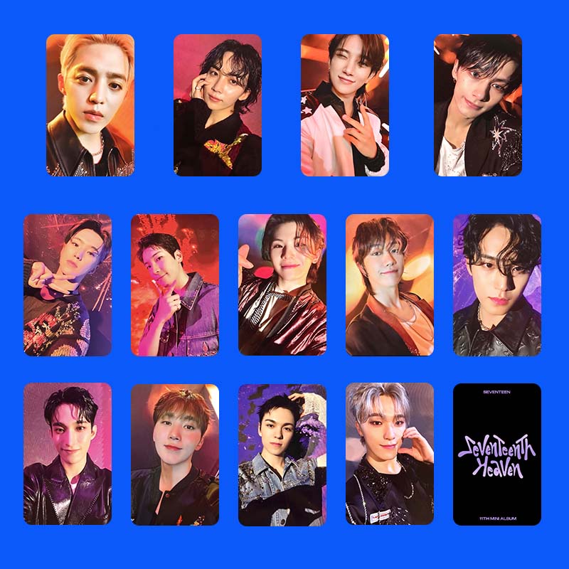 Set 5-13 Tấm Ảnh lomo Card Nhóm Nhạc seventeen comeback 11th mini Thiên Đường