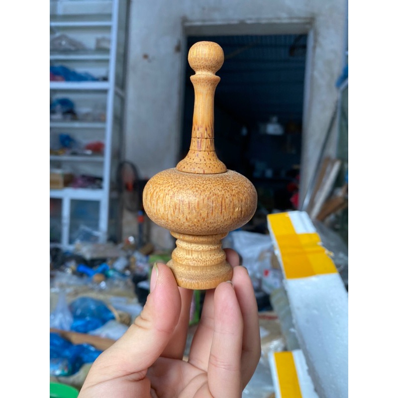 Nậm Tre dành cho lồng chim Hút Mật Lồng khuyên tre già dáng tròn tu dài kiểu mới cao cấp Kabosa