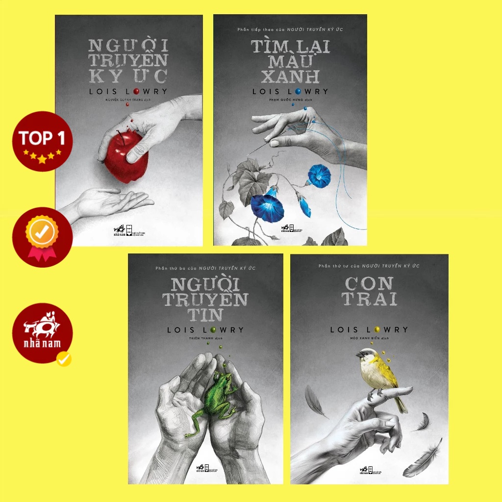 Sách - Combo Người truyền ký ức (Trọn bộ 04 tập) (Lois Lowry)