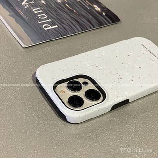 Ốp Điện Thoại Hai Lớp Họa Tiết Mực Xanh Dương Cho iphone15 14 13 11 12promax 11promax 12pro 14plus 15promax 7s9z