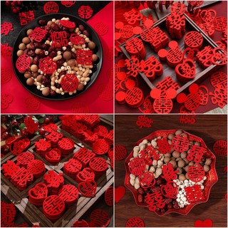Tấm Vải Không Dệt In Chữ happy wedding