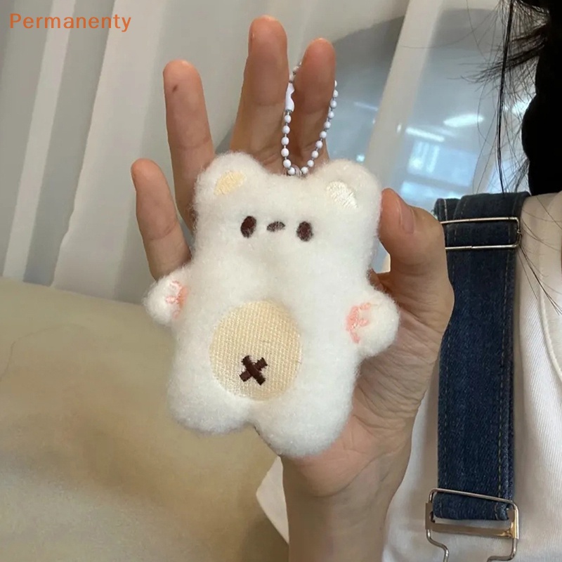 Móc Khóa Hình Gấu Bông Nhỏ Nhắn Dễ Thương Có Tiếng Kêu Làm Quà Tặng Cho Ba Lô / Ô Tô / Túi Xách
